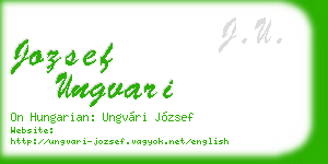 jozsef ungvari business card